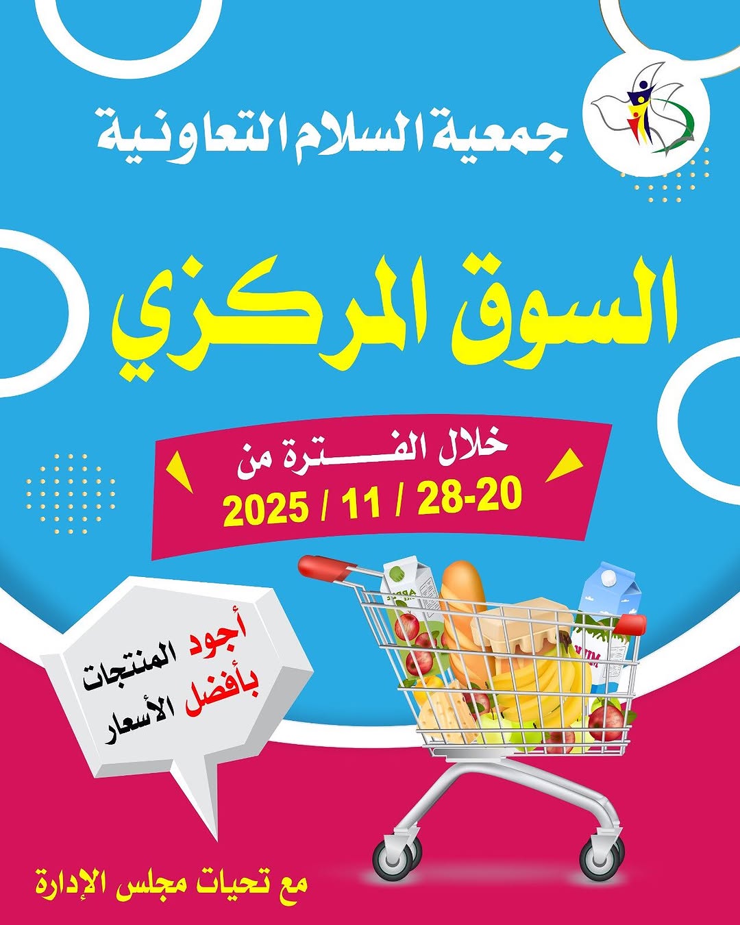 السوق المركزي خلال الفترة من:  20-28 / 11 / 2025